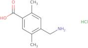 4-(Aminomethyl)-2,5-dimethylbenzoic acid hydrochloride