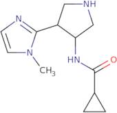 rac-N-[(3R,4S)-4-(1-Methyl-1H-imidazol-2-yl)pyrrolidin-3-yl]cyclopropanecarboxamide