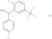 (4-Chlorophenyl)[2-fluoro-5-(trifluoromethyl)phenyl]methanamine hydrochloride