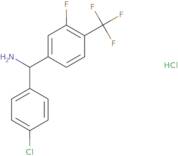 (4-Chlorophenyl)[3-fluoro-4-(trifluoromethyl)phenyl]methanamine hydrochloride