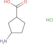 (1S,3S)-3-Aminocyclopentanecarboxylic acid hydrochloride