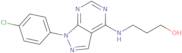 3-[[1-(4-Chlorophenyl)-4-pyrazolo[3,4-d]pyrimidinyl]amino]-1-propanol