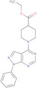 Ethyl 1-{1-phenyl-1H-pyrazolo[3,4-d]pyrimidin-4-yl}piperidine-4-carboxylate