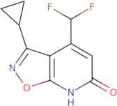 3-Cyclopropyl-4-(difluoromethyl)isoxazolo[5,4-b]pyridin-6(7H)-one