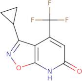 3-Cyclopropyl-4-(trifluoromethyl)-6H,7H-[1,2]oxazolo[5,4-b]pyridin-6-one