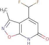 4-(Difluoromethyl)-3-methylisoxazolo[5,4-b]pyridin-6(7H)-one