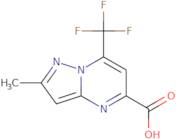 2-Methyl-7-(trifluoromethyl)pyrazolo[1,5-a]pyrimidine-5-carboxylic acid