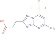 3-[5-Methyl-7-(trifluoromethyl)-[1,2,4]triazolo[1,5-a]pyrimidin-2-yl]propanoic acid