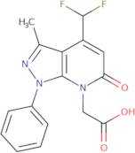 2-[4-(Difluoromethyl)-3-methyl-6-oxo-1-phenyl-1H,6H,7H-pyrazolo[3,4-b]pyridin-7-yl]acetic acid