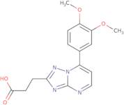 3-[7-(3,4-Dimethoxyphenyl)-[1,2,4]triazolo[1,5-a]pyrimidin-2-yl]propanoic acid