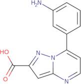 7-(3-Aminophenyl)pyrazolo[1,5-a]pyrimidine-2-carboxylic acid