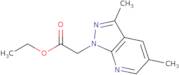 Ethyl (3,5-dimethyl-1H-pyrazolo[3,4-b]pyridin-1-yl)acetate
