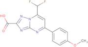 7-(Difluoromethyl)-5-(4-methoxyphenyl)-[1,2,4]triazolo[1,5-a]pyrimidine-2-carboxylic acid