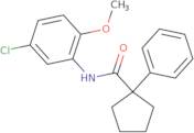 N-(5-chloro-2-methoxyphenyl)-1-phenylcyclopentane-1-carboxamide