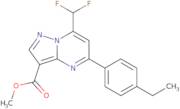 Methyl 7-(difluoromethyl)-5-(4-ethylphenyl)pyrazolo[1,5-a]pyrimidine-3-carboxylate