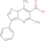 5,7-Dimethyl-3-phenylpyrazolo[1,5-a]pyrimidine-6-carboxylic acid