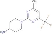 1-[4-Methyl-6-(trifluoromethyl)pyrimidin-2-yl]piperidin-4-amine