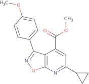 Methyl 6-cyclopropyl-3-(4-methoxyphenyl)isoxazolo[5,4-b]pyridine-4-carboxylate