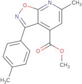 Methyl 6-methyl-3-(p-tolyl)isoxazolo[5,4-b]pyridine-4-carboxylate