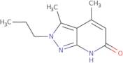 3,4-Dimethyl-2-propyl-2,7-dihydro-6H-pyrazolo[3,4-b]pyridin-6-one