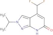 4-(Difluoromethyl)-2-isopropyl-2H-pyrazolo[3,4-b]pyridin-6(7H)-one