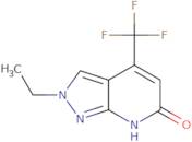 2-Ethyl-4-(trifluoromethyl)-2,7-dihydro-6H-pyrazolo[3,4-b]pyridin-6-one