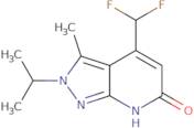 4-(Difluoromethyl)-2-isopropyl-3-methyl-2H-pyrazolo[3,4-b]pyridin-6(7H)-one