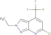 6-Chloro-2-ethyl-4-(trifluoromethyl)-2H-pyrazolo[3,4-b]pyridine