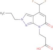 3-[4-(Difluoromethyl)-6-oxo-2-propyl-2H,6H,7H-pyrazolo[3,4-b]pyridin-7-yl]propanoic acid