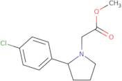 Methyl [2-(4-chlorophenyl)pyrrolidin-1-yl]acetate