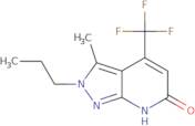 3-Methyl-2-propyl-4-(trifluoromethyl)-2H-pyrazolo[3,4-b]pyridin-6(7H)-one