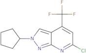 6-Chloro-2-cyclopentyl-4-(trifluoromethyl)-2H-pyrazolo[3,4-b]pyridine