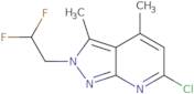 6-Chloro-2-(2,2-difluoroethyl)-3,4-dimethyl-2H-pyrazolo[3,4-b]pyridine