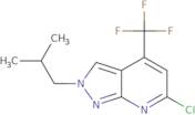 6-Chloro-2-isobutyl-4-(trifluoromethyl)-2H-pyrazolo[3,4-b]pyridine
