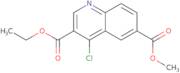 3-ethyl 6-methyl 4-chloroquinoline-3,6-dicarboxylate