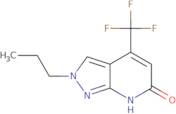 2-Propyl-4-(trifluoromethyl)-2,7-dihydro-6H-pyrazolo[3,4-b]pyridin-6-one