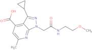 3-Cyclopropyl-1-(2-[(2-methoxyethyl)amino]-2-oxoethyl)-6-methyl-1H-pyrazolo[3,4-b]pyridine-4-car...