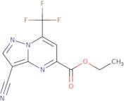 Ethyl 3-cyano-7-(trifluoromethyl)pyrazolo[1,5-a]pyrimidine-5-carboxylate