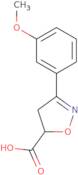 3-(3-Methoxyphenyl)-4,5-dihydro-1,2-oxazole-5-carboxylic acid