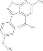 3-(4-Methoxyphenyl)-6-methyl-[1,2]oxazolo[5,4-b]pyridine-4-carboxylic acid