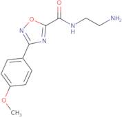 N-(2-Aminoethyl)-3-(4-methoxyphenyl)-1,2,4-oxadiazole-5-carboxamide