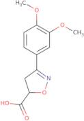 3-(3,4-Dimethoxyphenyl)-4,5-dihydro-1,2-oxazole-5-carboxylic acid