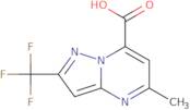 5-Methyl-2-(trifluoromethyl)pyrazolo[1,5-a]pyrimidine-7-carboxylic acid