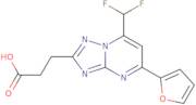 3-[7-(Difluoromethyl)-5-(furan-2-yl)-[1,2,4]triazolo[1,5-a]pyrimidin-2-yl]propanoic acid