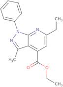 Ethyl 6-ethyl-3-methyl-1-phenyl-1H-pyrazolo[3,4-b]pyridine-4-carboxylate