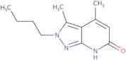2-Butyl-3,4-dimethyl-2,7-dihydro-6H-pyrazolo[3,4-b]pyridin-6-one