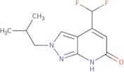 4-(Difluoromethyl)-2-isobutyl-2,7-dihydro-6H-pyrazolo[3,4-b]pyridin-6-one