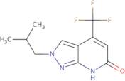 2-Isobutyl-4-(trifluoromethyl)-2H-pyrazolo[3,4-b]pyridin-6(7H)-one