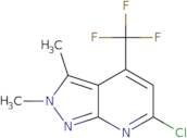 6-Chloro-2,3-dimethyl-4-(trifluoromethyl)-2H-pyrazolo[3,4-b]pyridine