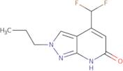 4-(Difluoromethyl)-2-propyl-2,7-dihydro-6H-pyrazolo[3,4-b]pyridin-6-one